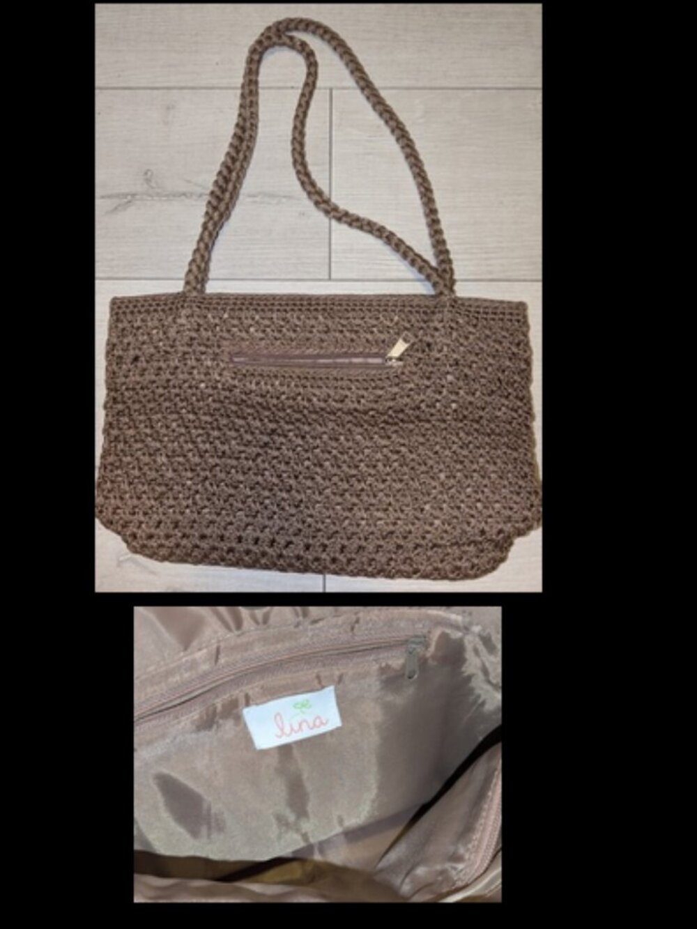 Lina Women’s Woven Shoulder Bag Boho Style